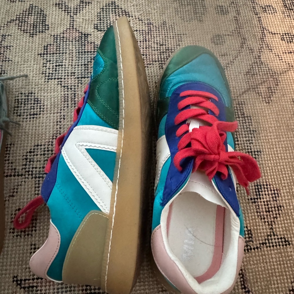 MIA Colorful Sneakers with Red Laces